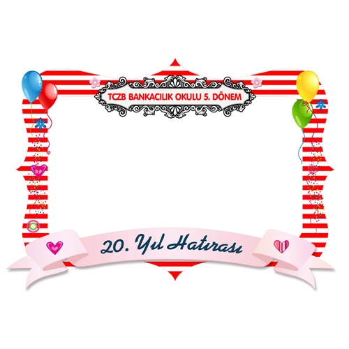 Doğum Günü Hatıra Fotoğrafı Çerçevesi