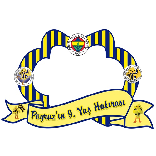Fenerbahçe Kişiye Özel Hatıra Fotoğrafı Çerçevesi