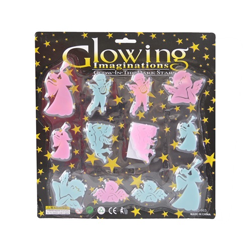 Fosforlu Duvar Ve Tavan Stickerları / Melekli