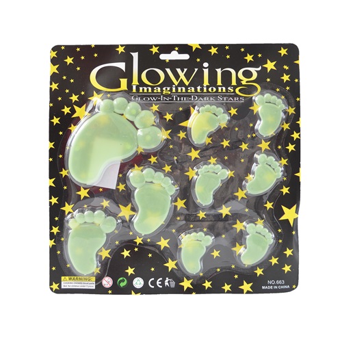 Fosforlu Duvar Ve Tavan Stickerları / Minik Ayaklar