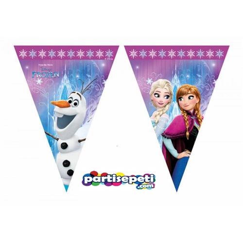 Frozen Buz Işıltısı Bayrak