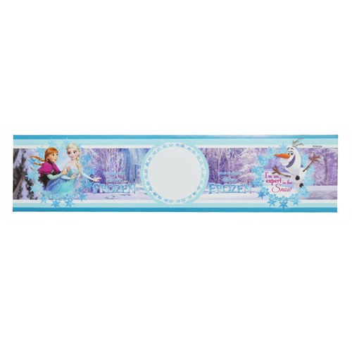 Frozen Karlar Ülkesi Su Şişe Etiketi