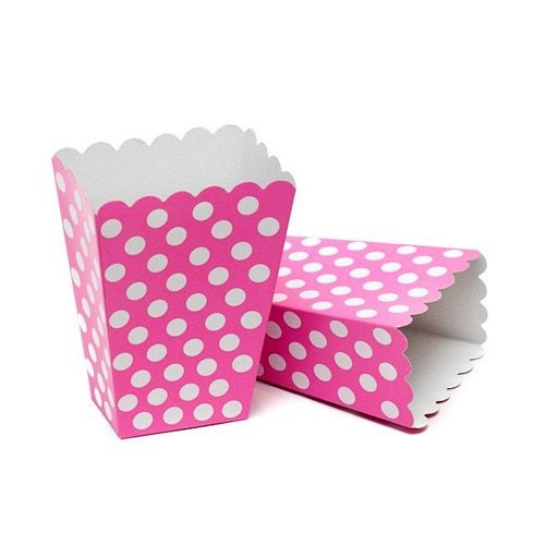 Fuşya Popcorn Kutusu