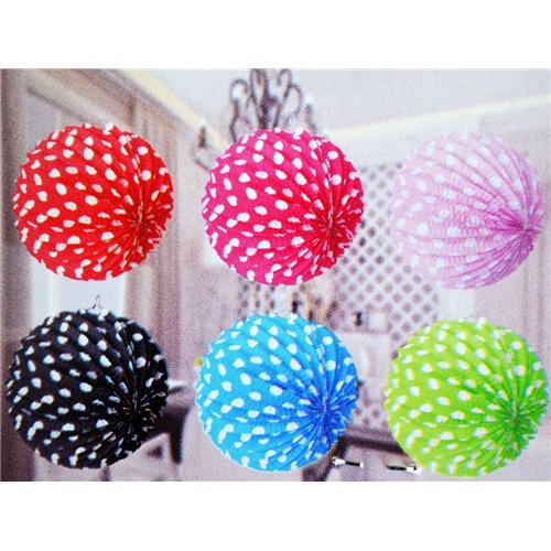 Yeşil Puantiyeli Yuvarlak Akordiyon