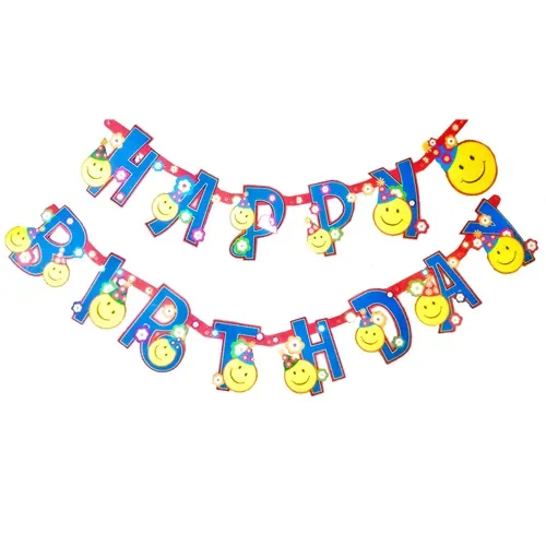 Gülen Yüz Happy Birthday Yazı