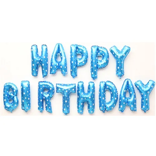 Happy Birthday  Mavi Folyo Balon