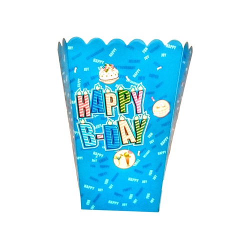 Happy Birthday Popcorn Kutusu