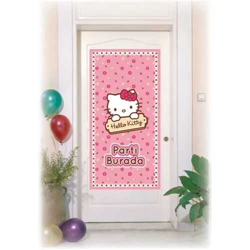 Hello Kitty Temalı Parti Afişi