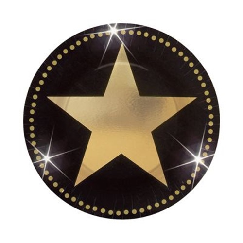 Amscan Hollywood Temalı Tabak