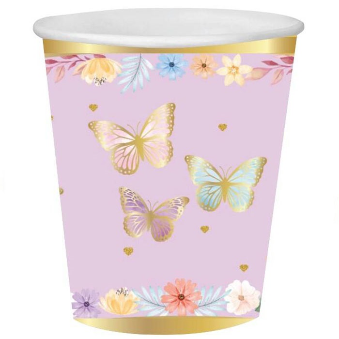 Kelebek Karton Bardak