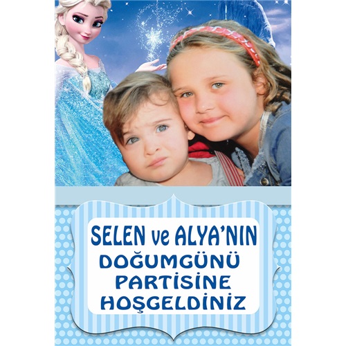 Karlar Ülkesi Prenses Temalıi Karşılama Panosu