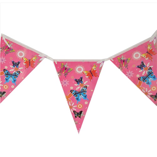 Kelebekli Bayrak Flama