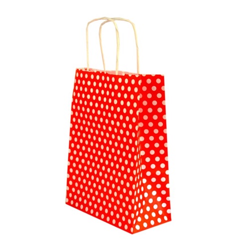 Kırmızı Puanlı Craft Çanta