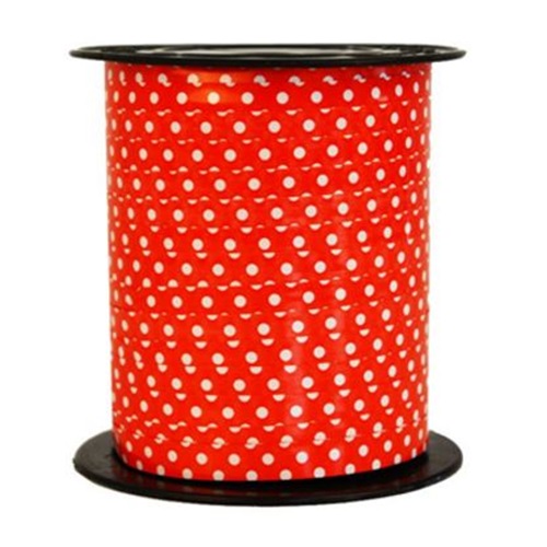 Kırmızı Puanlı Kırmızı Rafya