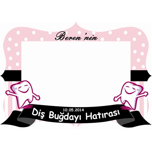 Kişiye Özel Diş Buğdayı Çerçeve