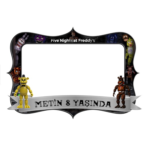 Kişiye Özel Five Nights At Freddy's Çerçeve