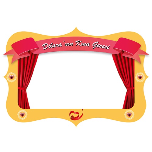 Kişiye Özel Kına Hatırası Çerçeve