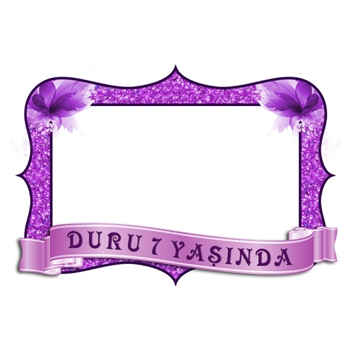 Kişiye Özel Mor Düşler Fotoğraf Çerçevesi