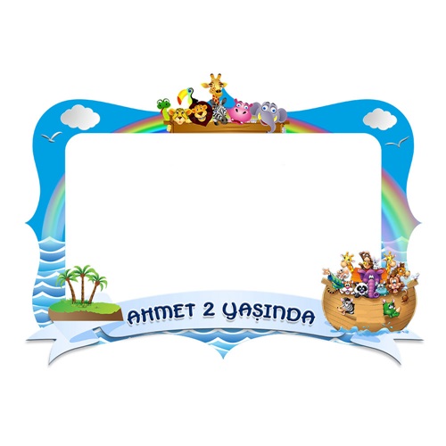 Kişiye Özel Nuhun Gemisi Hatıra Çerçevesi