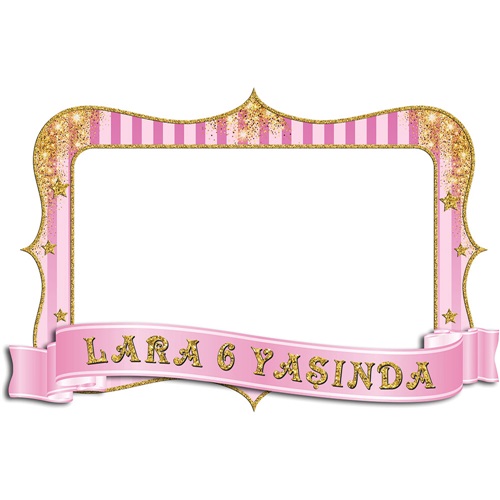 Kişiye Özel Pembe Düşler Çerçeve