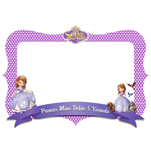 Kişiye Özel Sofia Hatıra Fotoğraf Çerçevesi