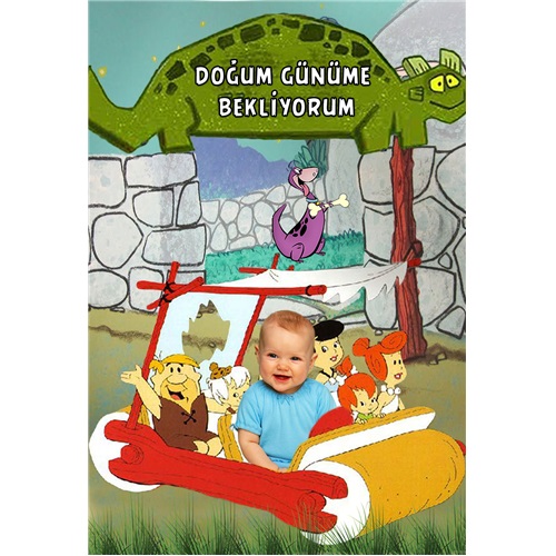 Kişiye Özel Taş Devri Ayaklı Pano