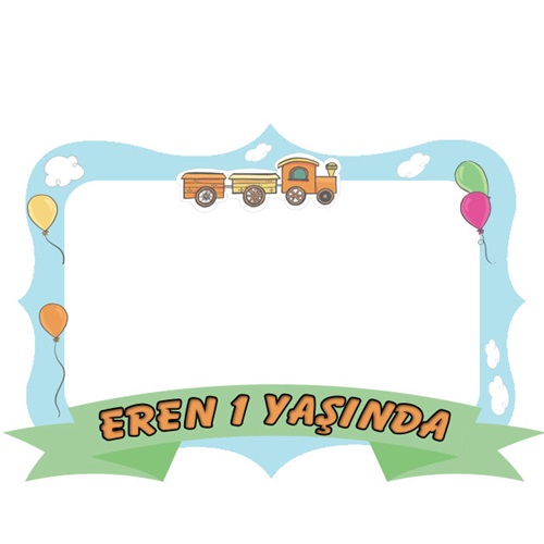 Kişiye Özel Tren Hatıra Çerçevesi