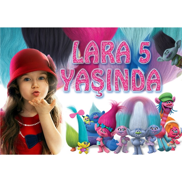 Kişiye Özel Troolls Afiş
