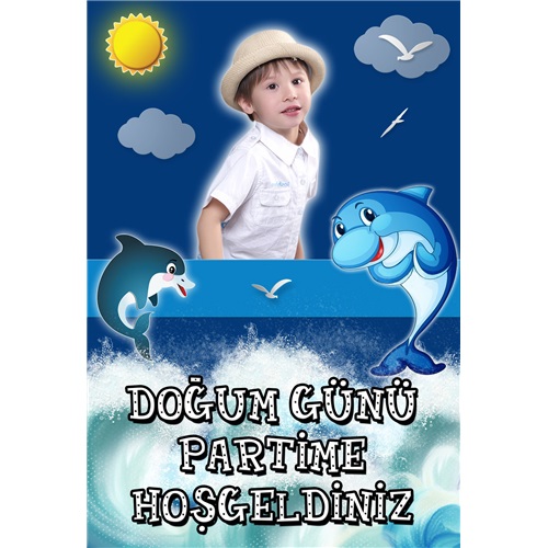 Kişiye Özel Yunus Ayaklı Pano