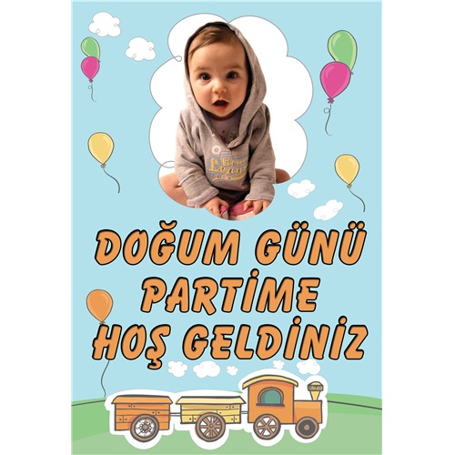 Kişiye Özel Tren Ayaklı Pano