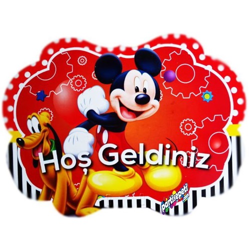 Konuşma Balonu Mickey Mouse Temalı