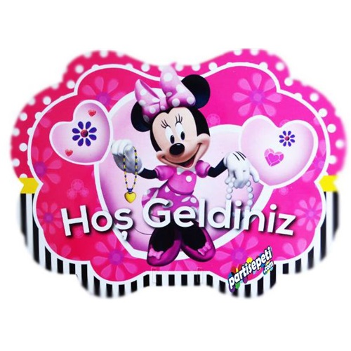 Konuşma Balonu Minnie Mouse Temalı