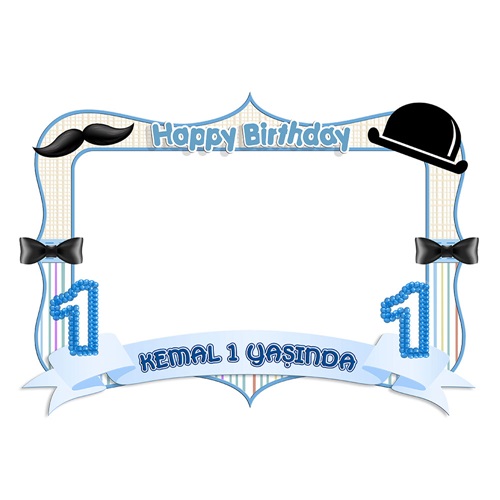 Küçük Adam Kişiye Özel Hatıra Fotoğrafı Çerçevesi