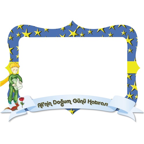 Küçük Prens Kişiye Özel Çerçeve