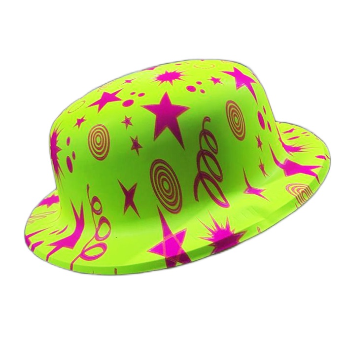 Yeşil Renkli Konfetili Parti Şapka