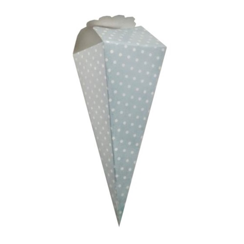 Mavi Puanlı Şeker Külahı