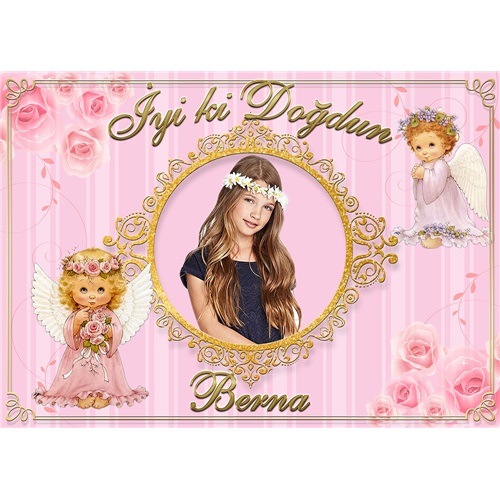 Melek Kişiye Özel Duvar Panosu