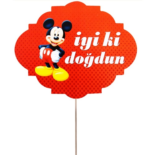 Mickey Mouse Temalı Konuşma Balonu