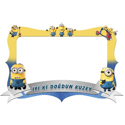 Minion Rush Kişiye Özel Fotoğraf Çerçevesi