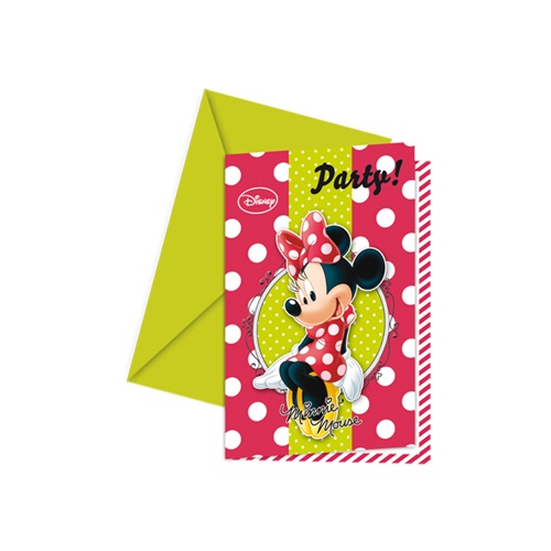 Minnie Mouse Fashion Davetiye 