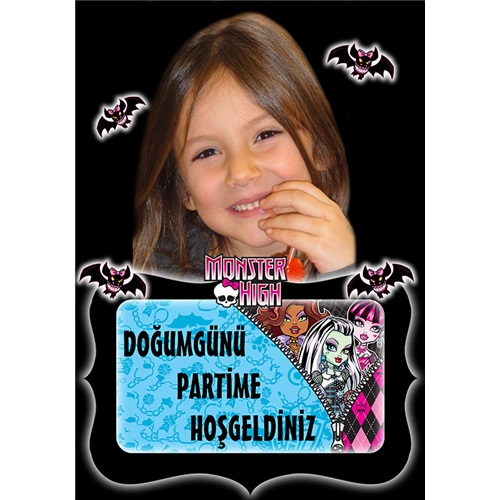 Monster High Kişiye Özel Karşılama Panosu
