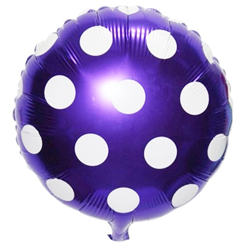 Mor Puanlı Folyo Balon