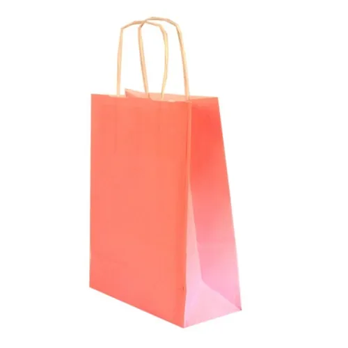 Pembe Kraft  Çanta