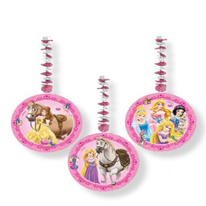 Prenses Temalı Asma Girdap Süs