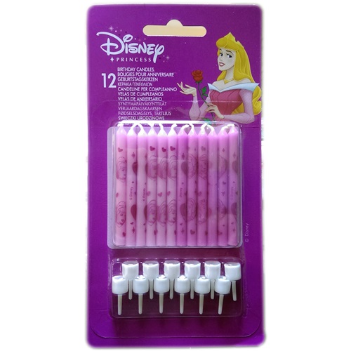 Prenses Temalı Doğum Günü Mum
