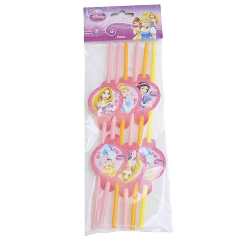Prensesler Temalı Pipet