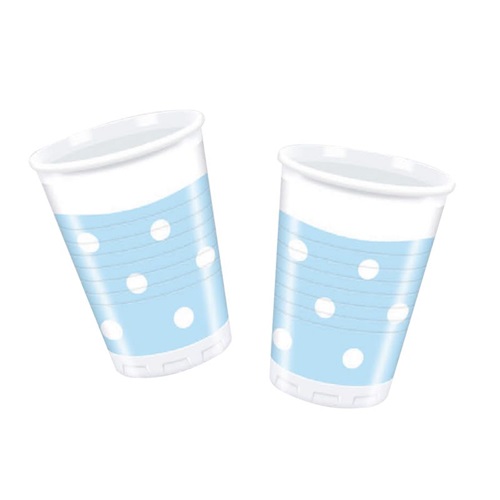 Puantiyeli Mavi Bardak