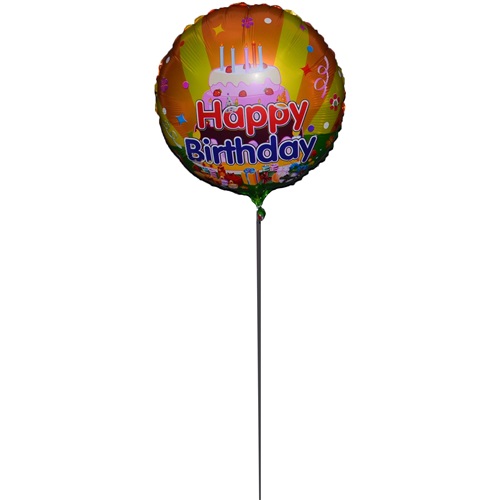 Renkli Happy Birthday Folyo Balon