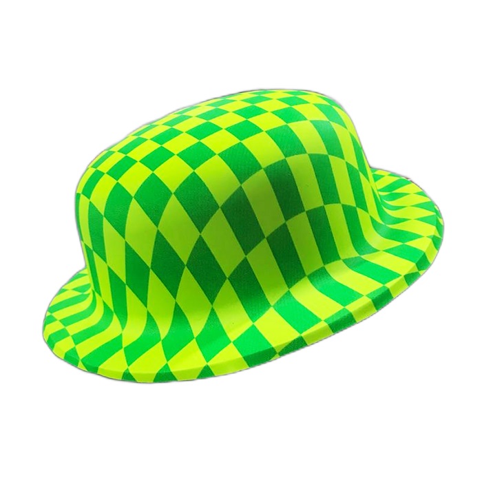 Yeşil Desenli Parti Şapka