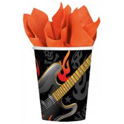 Rock On Temalı Karton Bardak